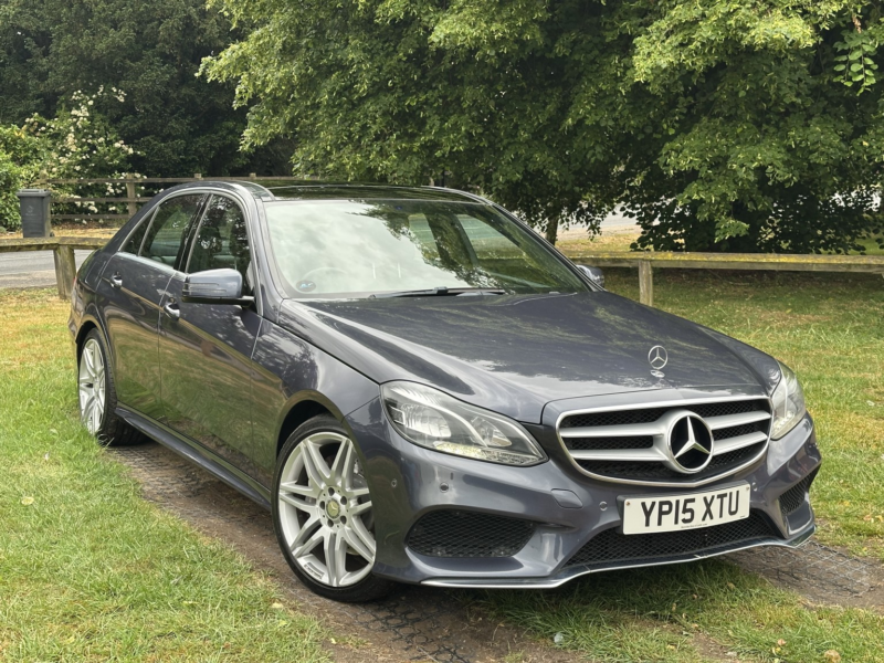 2015 Mercedes-Benz E Class 3.0 E350 V6 Bluetec Amg Line in Blue — image 1