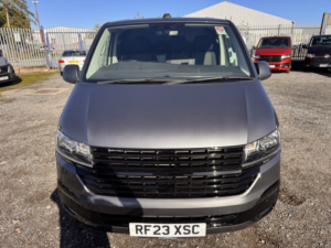2023 Volkswagen Transporter T6.1 T30 Highline DSG Lwb Van. Tailgate. Alloys. Ac. in Grey — image 2