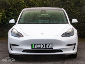2023 Tesla Model 3 Long Range Auto Rwd 4dr in White — image 2