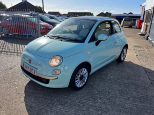 2015 Fiat 500 1.2 Lounge Hatchback 3dr Petrol Manual Euro 6 (s/s) (69 Bhp) in Green — image 3