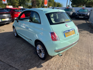 2015 Fiat 500 1.2 Lounge Hatchback 3dr Petrol Manual Euro 6 (s/s) (69 Bhp) in Green — image 5