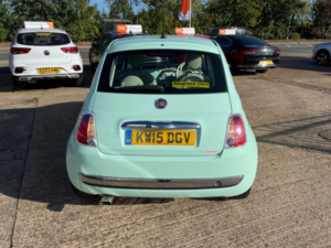 2015 Fiat 500 1.2 Lounge Hatchback 3dr Petrol Manual Euro 6 (s/s) (69 Bhp) in Green — image 6