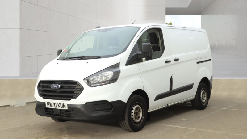 2020 Ford Transit Custom 2.0 300 Ecoblue Leader Panel Van 5dr Diesel Manual L1 H1 Euro 6 130 Ps in White — image 1