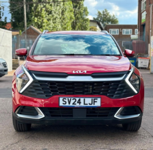 2024 Kia Sportage 1.6 T-Gdi Mhev 2 SUV 5dr Petrol Hybrid Manual Euro 6 (s/s) (157 Bhp) in Red — image 2