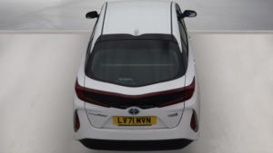 2021 Toyota Prius 1.8 Vvt 8.8kwh Business Edition Plus Hatchback 5dr Petrol Plug-In Hybrid CVT Euro 6 (s/s) (122 Ps) in White — image 5