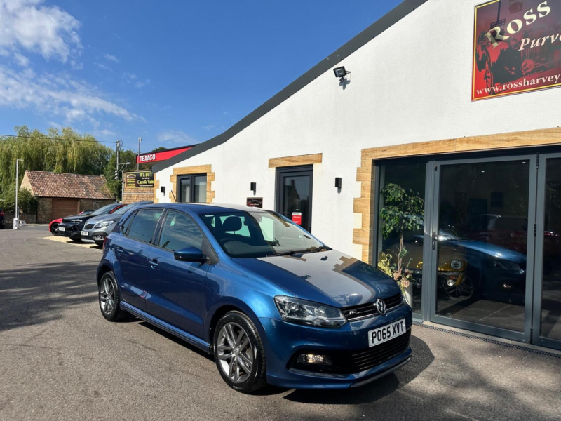 2015 Volkswagen Polo 1.0 Tsi Bluemotion Tech R-Line Euro 6 (s/s) 5dr in Blue — image 1