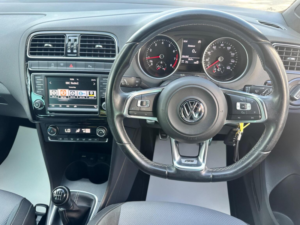 2015 Volkswagen Polo 1.0 Tsi Bluemotion Tech R-Line Euro 6 (s/s) 5dr in Blue — image 6
