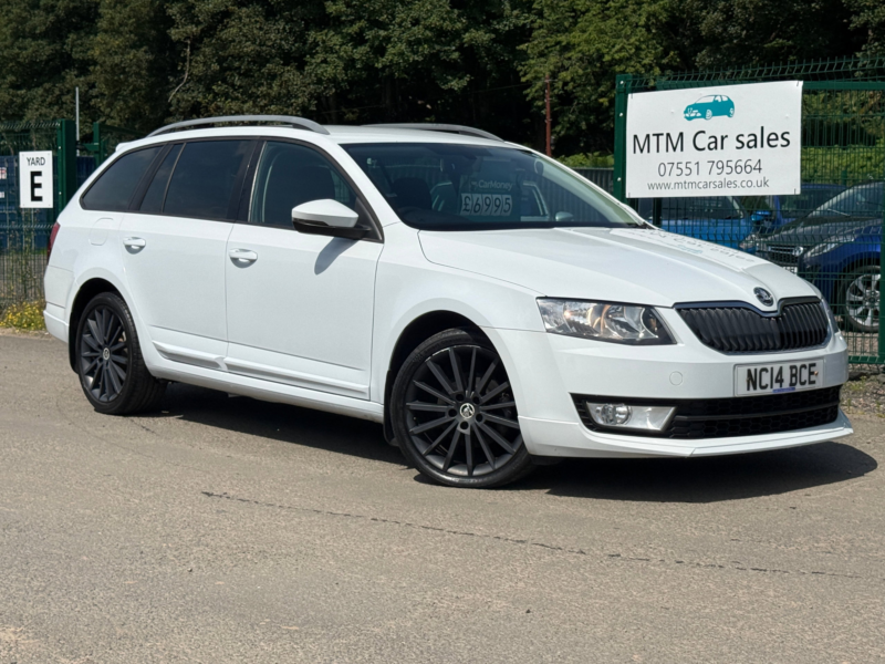 2014 Skoda Octavia 2.0 Tdi Black Edition Estate 5dr Diesel Manual Euro 5 (s/s) (150 Ps) in White — image 1