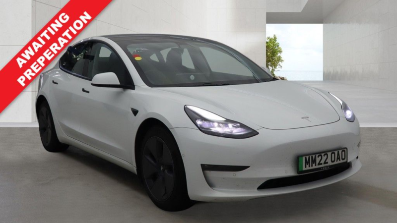 2022 Tesla Model 3 (dual Motor) Long Range Saloon 4dr Electric Auto 4wde (346 Ps) in White — image 1