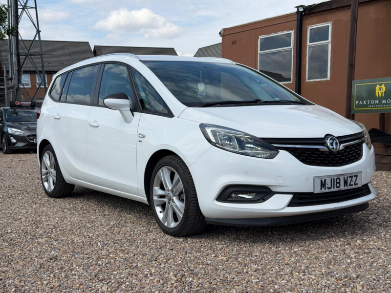 2018 Vauxhall Zafira Tourer 1.4i Turbo Sri Nav Euro 6 5dr in White — image 1