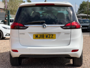 2018 Vauxhall Zafira Tourer 1.4i Turbo Sri Nav Euro 6 5dr in White — image 4