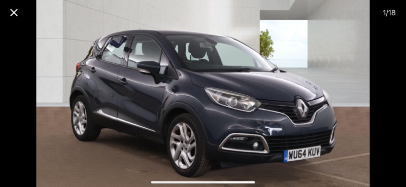 2014 Renault Captur 1.5 Dynamique Medianav Dci 90 Stop & Start in Blue — image 1