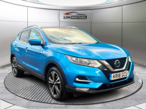 2018 Nissan Qashqai 1.2 Dig-T N-Connecta Xtron Euro 6 (s/s) 5dr in Blue — image 4
