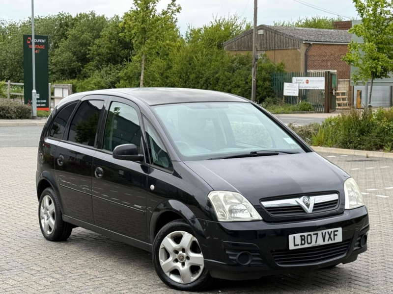 2007 Vauxhall Meriva 1.6i 16v Energy 5dr (a/c) in Black — image 1