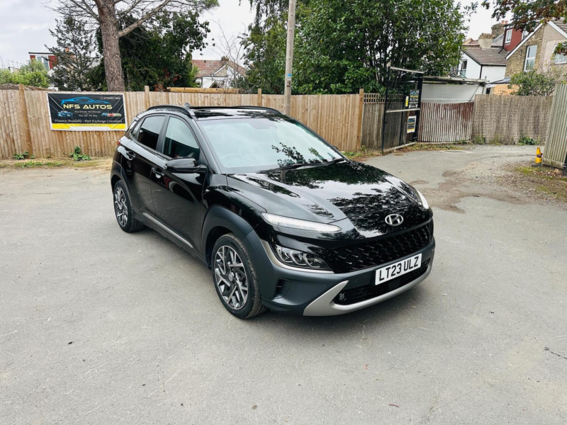 2023 Hyundai Kona 1.6 H-Gdi Ultimate Dct Euro 6 (s/s) 5dr in Black — image 1