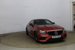 2018 Mercedes-Benz E Class 2.0 E220d Amg Line (premium Plus) G-Tronic+ Euro 6 (s/s) 2dr in Red — image 3