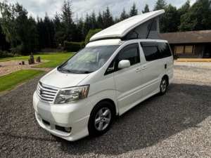 2022 Toyota Alphard Calder Conversion Campervan in White — image 2