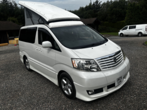 2022 Toyota Alphard Calder Conversion Campervan in White — image 4