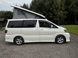 2022 Toyota Alphard Calder Conversion Campervan in White — image 5