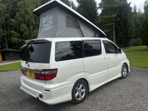 2022 Toyota Alphard Calder Conversion Campervan in White — image 6