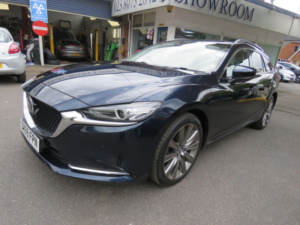 2019 Mazda 6 2.0 Skyactiv-G Sport Nav+ Tourer Euro 6 (s/s) 5dr in Blue — image 3