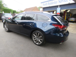 2019 Mazda 6 2.0 Skyactiv-G Sport Nav+ Tourer Euro 6 (s/s) 5dr in Blue — image 5