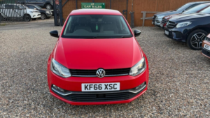 2016 Volkswagen Polo 1.2 Tsi Bluemotion Tech Se Design DSG Euro 6 (s/s) 5dr in Red — image 2