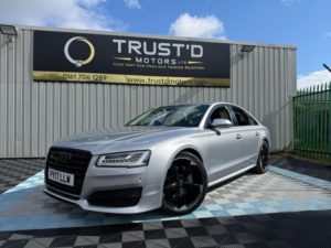 2017 Audi A8 3.0 Tdi V6 Black Edition Tiptronic Quattro Euro 6 (s/s) 4dr in Silver — image 6