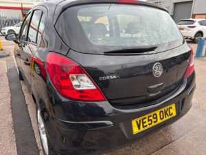 2009 Vauxhall Corsa 1.4i 16v Design 5dr (a/c) in Black — image 4