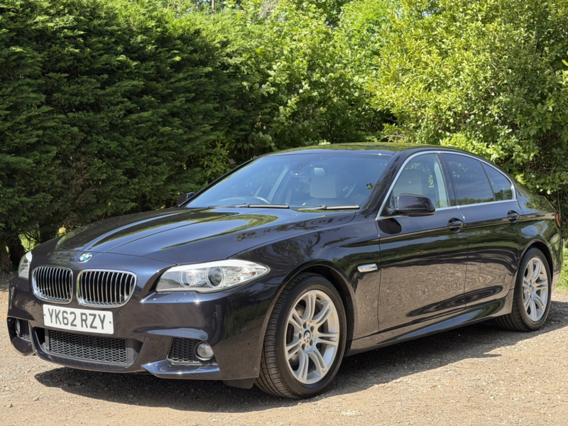 2012 BMW 5 Series 2.0 520d M Sport Saloon in Black — image 1