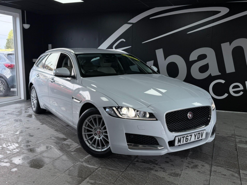 2017 Jaguar Xf 2.0d Portfolio Sportbrake Euro 6 (s/s) 5dr in White — image 1