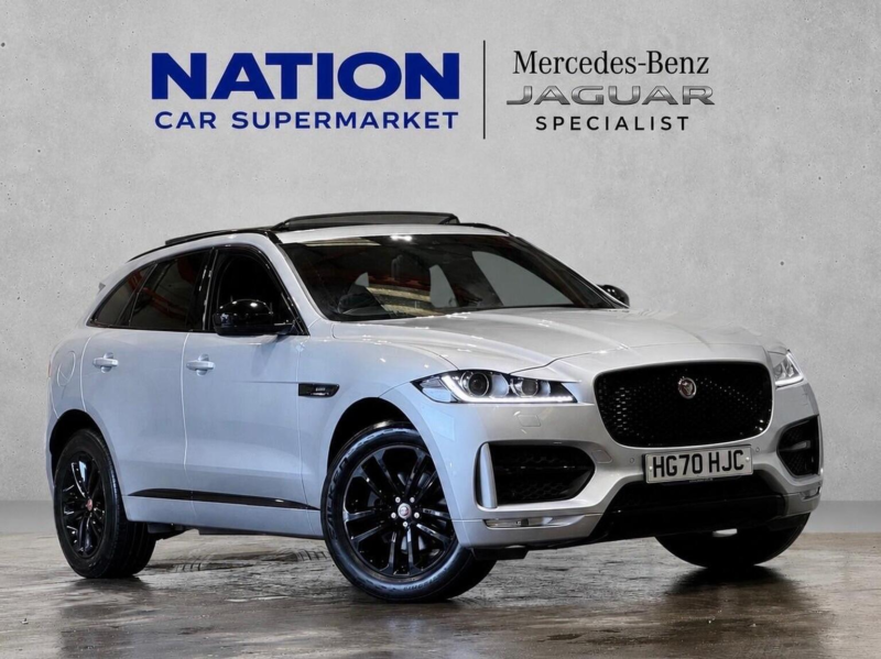 2020 Jaguar F-Pace 2.0 D180 R-Sport Auto AWD Euro 6 (s/s) 5dr in Silver — image 1