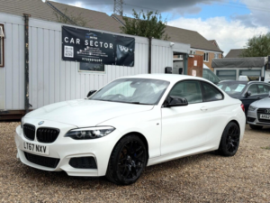 2017 BMW 2 Series 1.5 218i M Sport Auto Euro 6 (s/s) 2dr in White — image 4