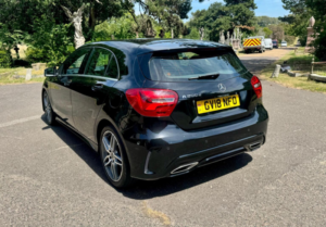 2018 Mercedes-Benz A Class 2.1 A200d Amg Line (premium) 7g-Dct Euro 6 (s/s) 5dr in Black — image 4
