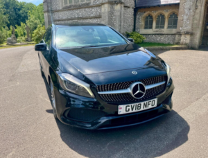 2018 Mercedes-Benz A Class 2.1 A200d Amg Line (premium) 7g-Dct Euro 6 (s/s) 5dr in Black — image 5