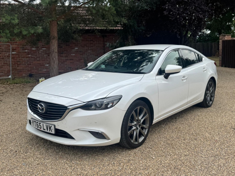 2015 Mazda Mazda6 2.0 Skyactiv-G Sport Nav in White — image 1