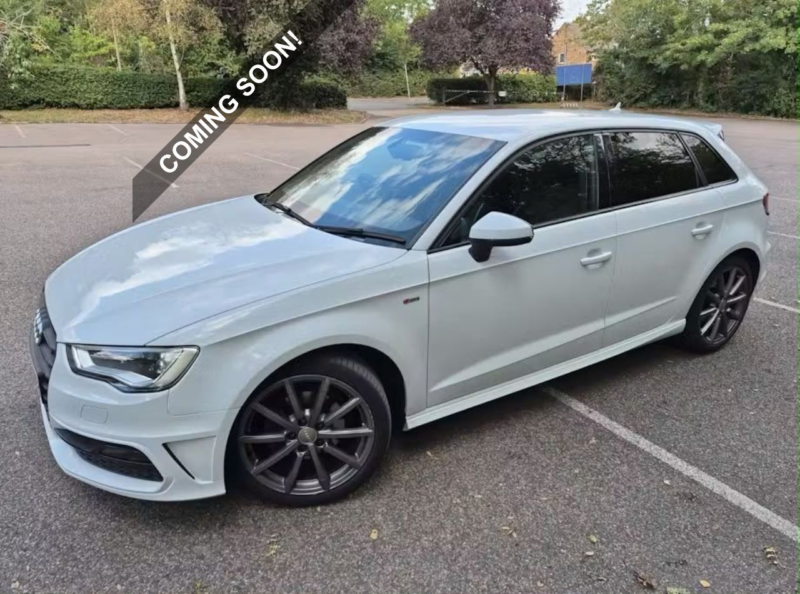 2015 Audi A3 2.0 Tdi S Line Sportback 5dr Diesel Manual Euro 6 (s/s) (150 Ps) in White — image 1