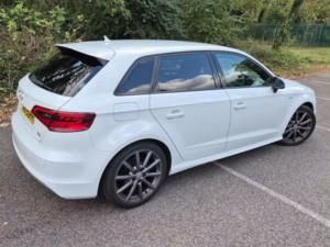 2015 Audi A3 2.0 Tdi S Line Sportback 5dr Diesel Manual Euro 6 (s/s) (150 Ps) in White — image 3