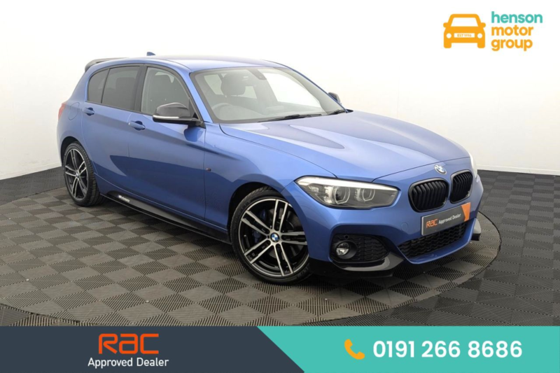 2017 BMW 1 Series 1.5 118i M Sport Shadow Edition Hatchback 5dr Petrol Auto Euro 6 (s/s) (136 Ps) in Blue — image 1