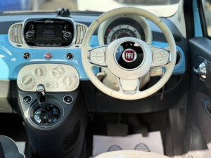 2016 Fiat 500 1.2 Lounge Dualogic Euro 6 (s/s) 3dr in Blue — image 3