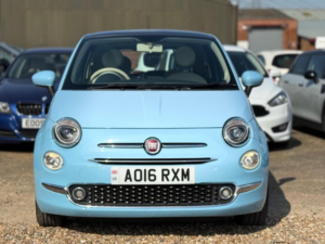 2016 Fiat 500 1.2 Lounge Dualogic Euro 6 (s/s) 3dr in Blue — image 6