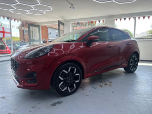 2022 Ford Puma 1.0t Ecoboost Mhev St-Line X Euro 6 (s/s) 5dr in Red — image 4