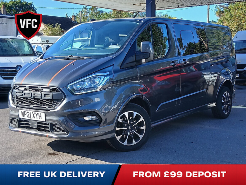 2021 Ford Transit Custom Custom 320 Ecoblue Sport in Black — image 1