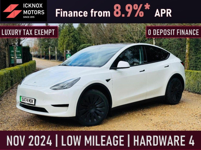 2024 Tesla Model Y Long Range Auto Rwd 5dr in White — image 1