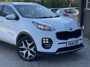 2018 Kia Sportage 1.6 T-Gdi Gt-Line in White — image 3