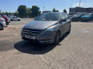 2014 Mercedes-Benz B Class 2.0 B220 Sport MPV 5dr Petrol 7g-Dct 4matic Euro 6 (s/s) (184 Ps) in Grey — image 2