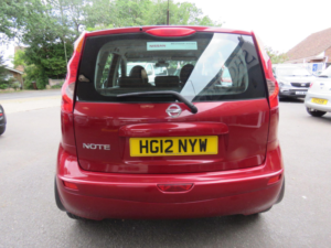 2012 Nissan Note 1.4 16v Acenta Euro 5 5dr in Red — image 6