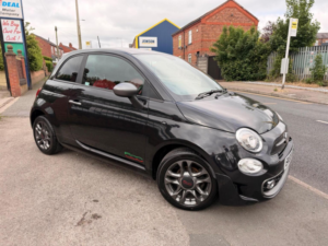 2019 Fiat 500 1.2 Sport Euro 6 (s/s) 3dr in Black — image 2