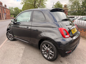 2019 Fiat 500 1.2 Sport Euro 6 (s/s) 3dr in Black — image 6