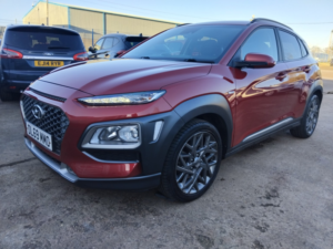 2019 Hyundai Kona 1.6 Kona Hev Prem 1.6 Dct in Red — image 2